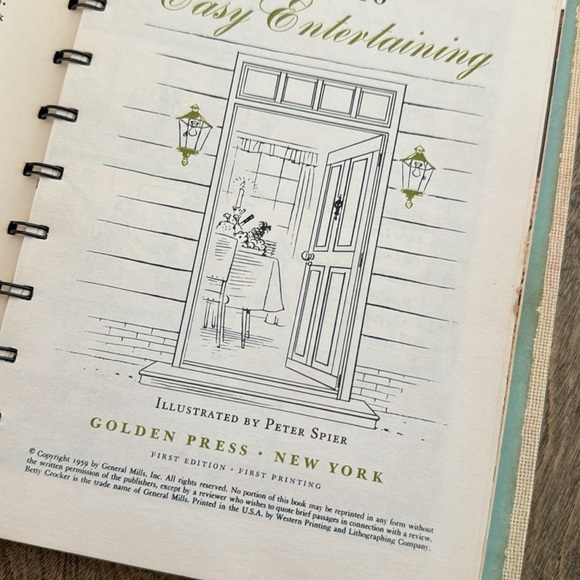 Betty Crockers Vintage Guide To Easy Entertaining Cookbook First Edition 1959 - Picture 5 of 12